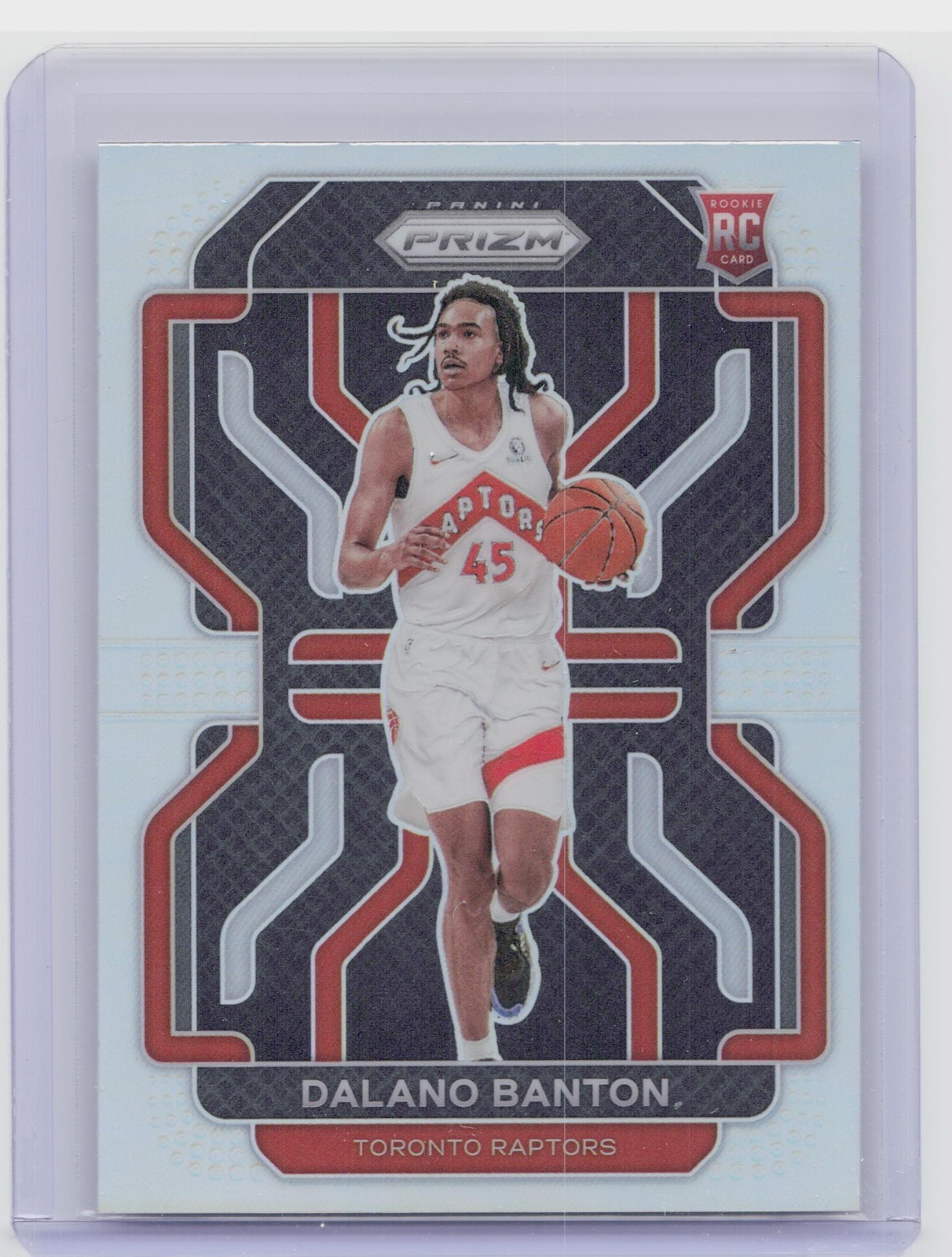 2021-22 Prizm Dalano Banton Silver #328 Raptors