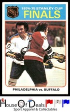 1975-76 Topps #1 1974-75 Stanley Cup Finals NHL Hockey Card