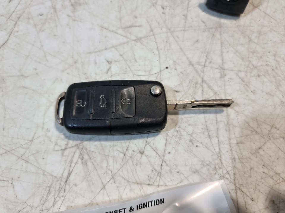 Juego de interruptor de encendido y llave y cierre de arranque 2007 9N3 6Q0962103A Volkswagen Polo Foto 3 de 4