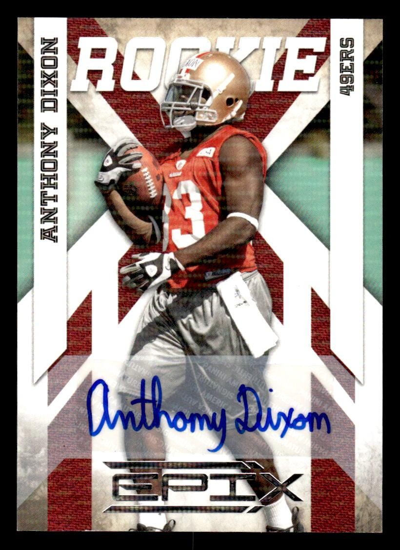 Anthony Dixon Panini Crown Royale #105 Autograph