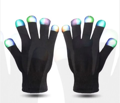 led multi color light up gloves, brand new, sold in pairs.  