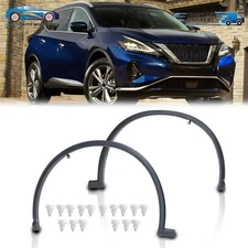 Fits 2015-2023 Nissan Murano Front Left & Right Fender Flare Molding Trim Set