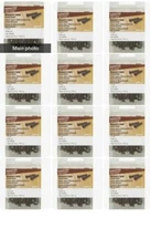 12 Packs Hillman MASONRY NAILS 2.5" Hardened Steel Fluted Shank Flat Head Easy 