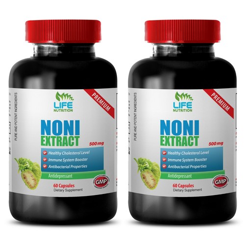 noni fruit NONI EXTRACT 500mg weight loss pills 2 Bottles 120