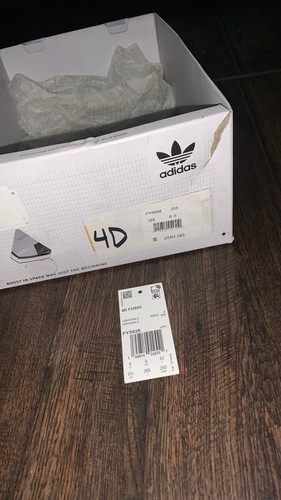 Size 8.5 - adidas 4D Fusio Grey Solar Yellow - Picture 4 of 8