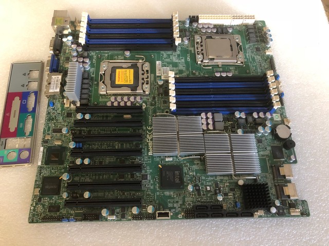 SuperMicro X8DTH 6F Server Motherboard Intel E5620 Heatsilks IO Shield EBay