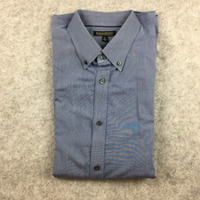 Banana Republic 100 Cotton Non-iron Tailored Slim Fit Shirt, Men's XL Blue 