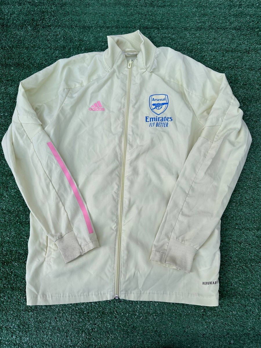 Arsenal FC 2020 Pre-Match Tracksuit Top Adidas Kit Child Boys 12