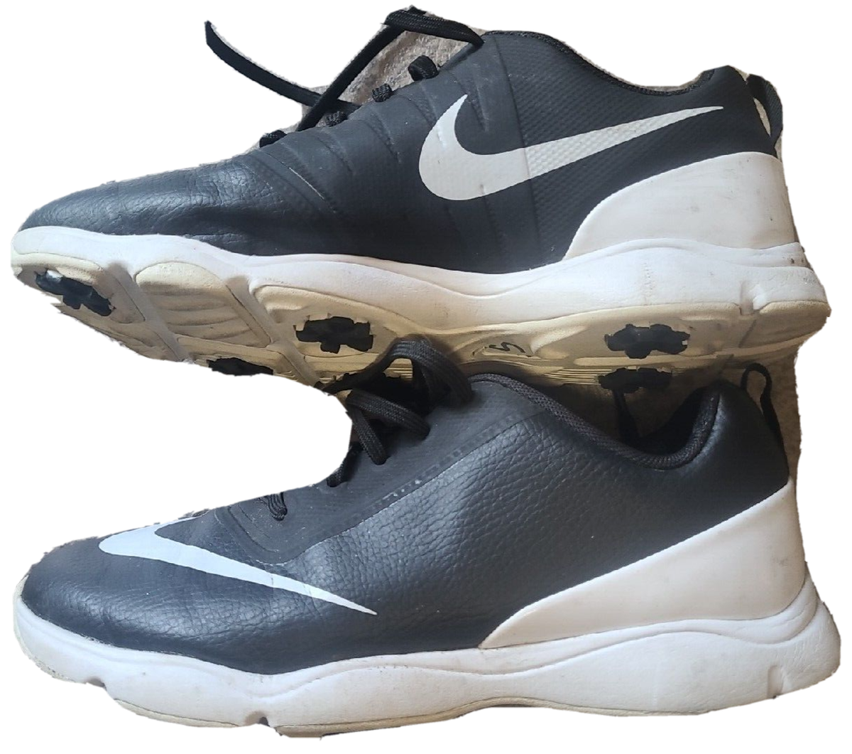 Nike Jr Golf Shoes Youth Size 6Y Black White