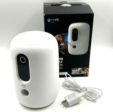 Geeni PetConnect Treat + Cam, Smart Treat Dispenser with Smart Home Pet Camera