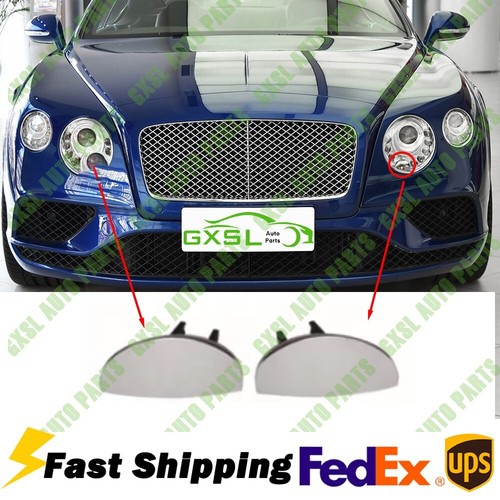 Bentley Continental GT 2012-2017 Headlight washer cover Chrome P/N 3W8807927 Photo - $199