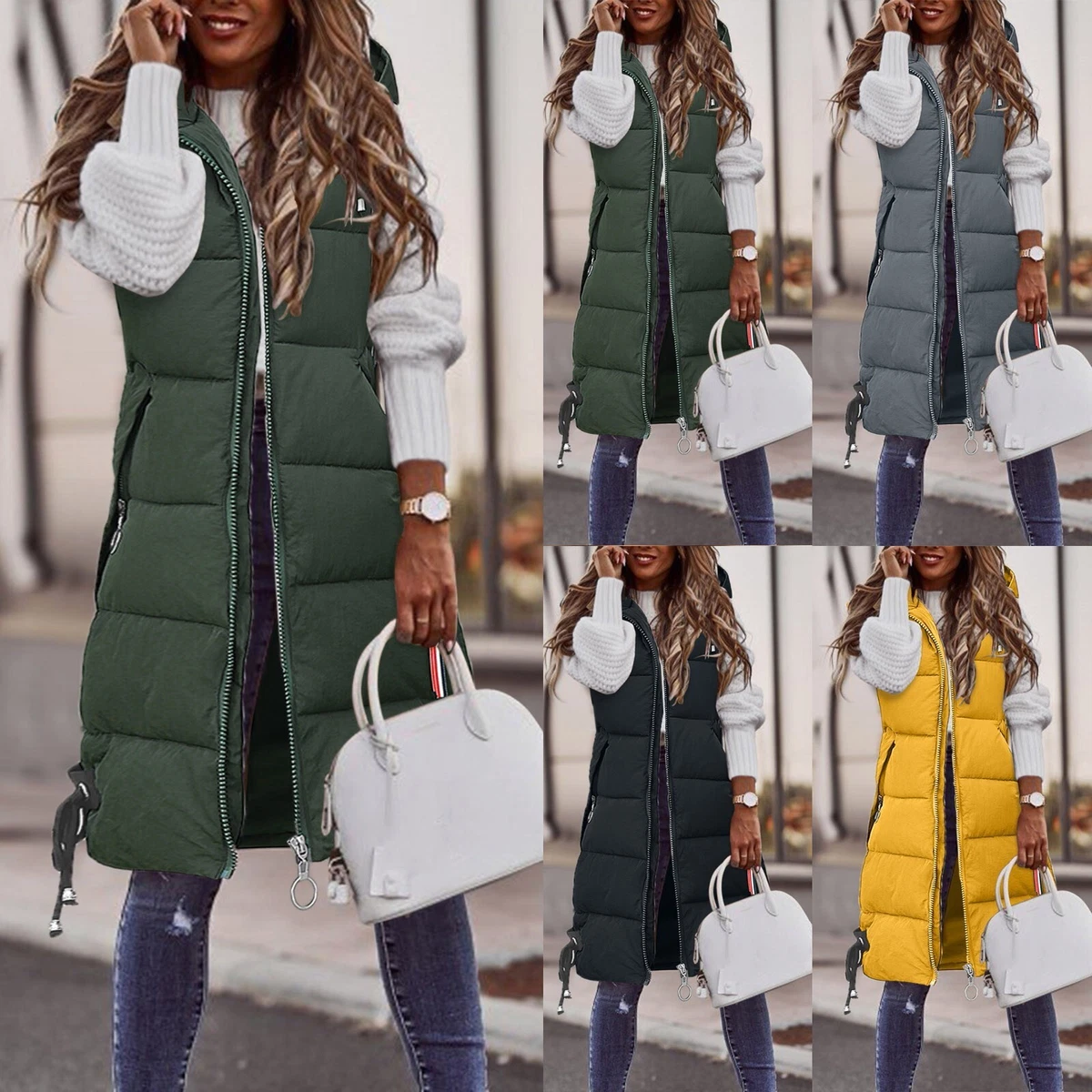 Down coats top in a bag