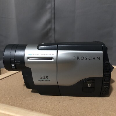 ProScan Camcorder DSP3 Video Camera Pro0598 32X Digital Zoom UNTESTED