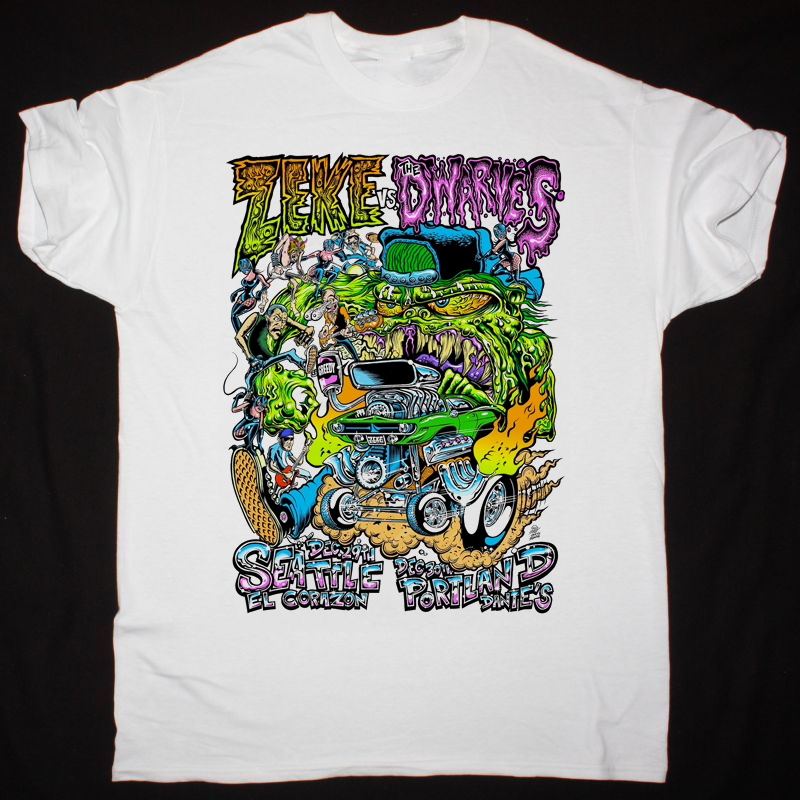 The Dwarves ZEKE Unisex Cotton Tee Sizes S-5XL Bo1036 Soft Casual Fit