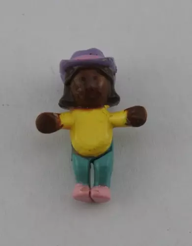 1995 Vintage Polly Pocket Dolls Pony Jumpin' Fun Kim African American Figure Onl