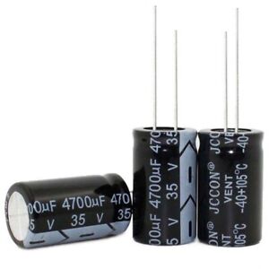 35V 4700uF Radial Electrolytic Capacitor 105C Tolerance ±20% Pitch 7.5mm
