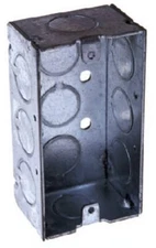 Raco 8650 4" x 1-1/2"  Welded Corner Single Gang Handy Electrical Box Pack of 12