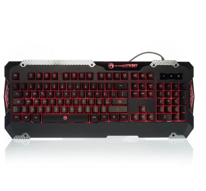 TASTIERA RETROILLUMINATA USB GAMING MULTICOLOR SCORPION ICE DRAGON ITEK ITK927 - Immagine 2 di 4