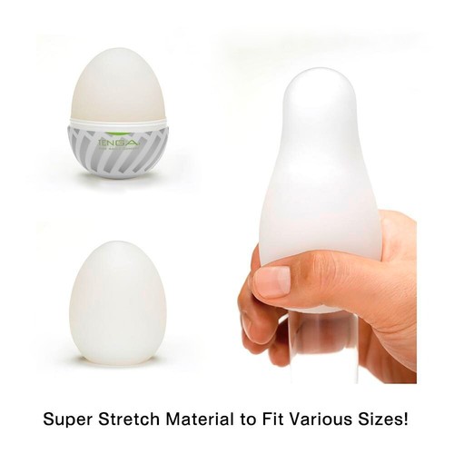 TENGA EGG BRUSH - Transparente Penishülle aus TPE mit Pinselstruktur innen - Bild 4 von 4
