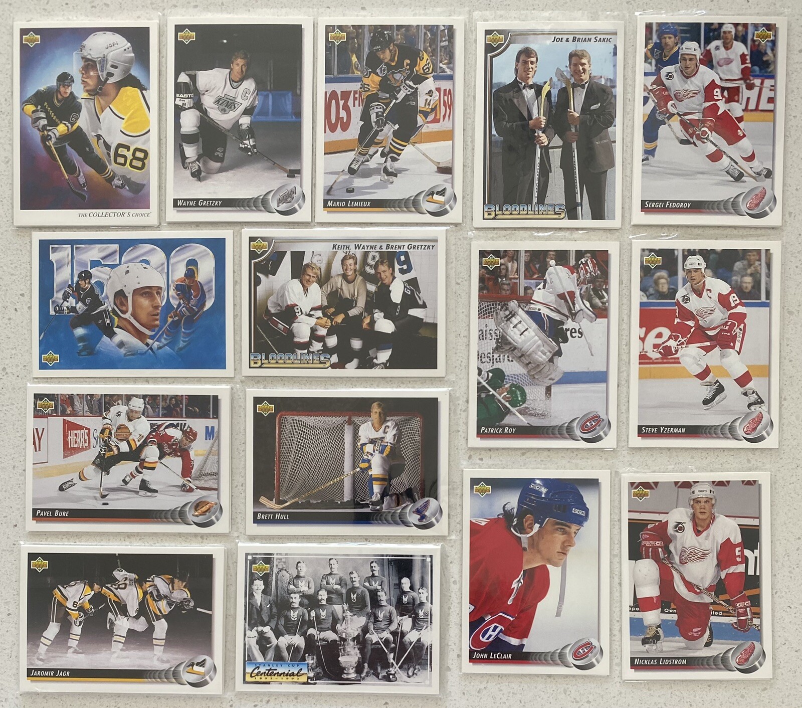 (VA) 1992-93 UPPER DECK HOCKEY SINGLES 500-640**SELECT**Your Cards🔽