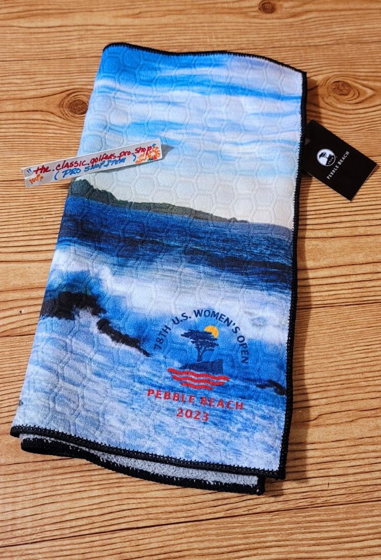 Pebble Beach Golf Links Towel the famed 7th HOLE SHIPS FREE