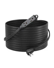 DEWENWILS 25 FT Flat Plug Extension Cord, 16/3 Awg Grounded Power Cable, 13A