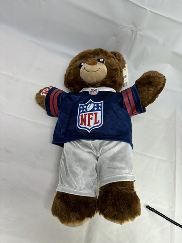 NWT NFL Football Build-A-Bear Plush Stuffed Animal & Outfit: Helmet Jersey Pants - Picture 6 of 11