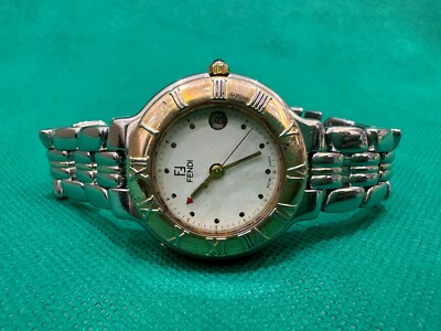 1990'S VINTAGE FENDI WATCH MEN 36MM QUARTZ 920G VERY RARE 1990'S VINTAGE FENDI WATCH MEN 36MM QUARTZ 920G VERY RARE