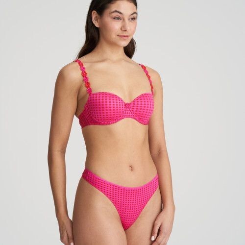 Marie Jo Avero Padded Balcony Bra In Electric Pink Size 34C - Picture 5 of 5