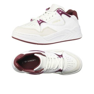 lacoste court slam tonal leather