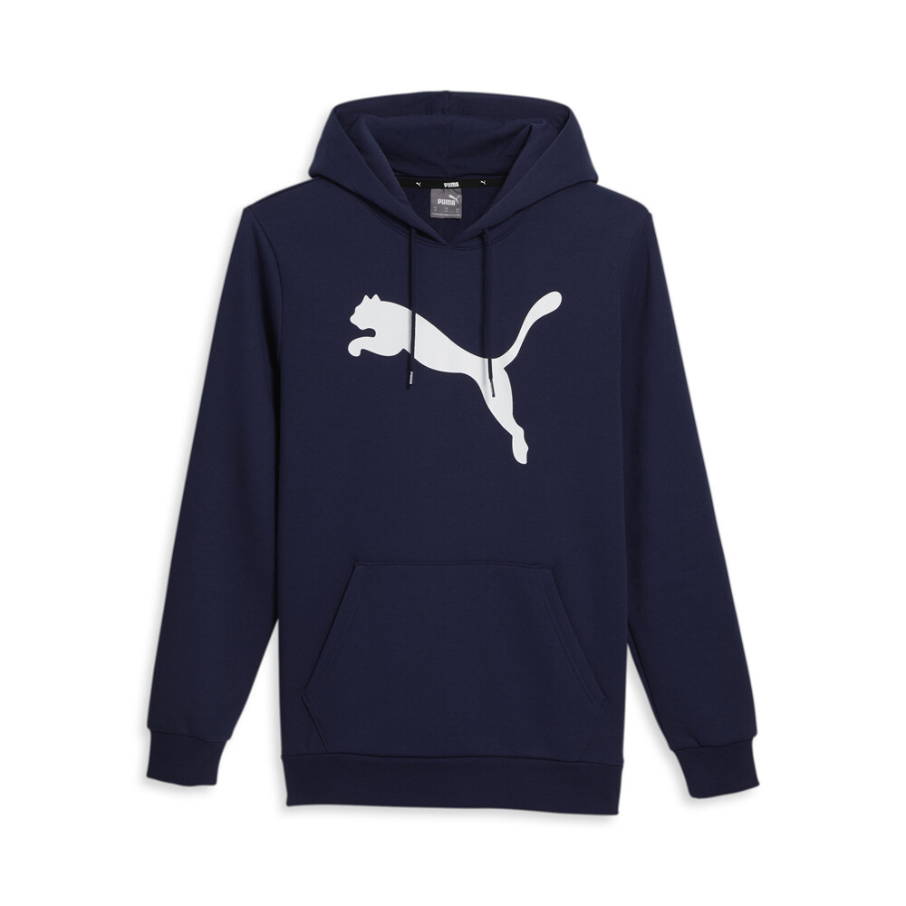Puma  Cat Logo Pullover Hoodie Mens Blue Casual Outerwear 67271206