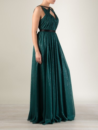 Jason Wu Designer Evening Silk Lame Cut 