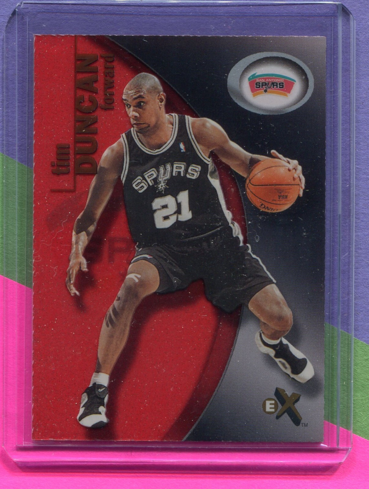 TIM DUNCAN SAN ANTONIO SPURS 2000-01 FLEER EX ESSENTIAL CREDENTIALS #79 #151/201