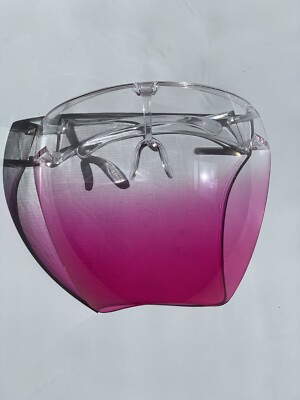 Face Shield Glasses Face Mask Transparent Reusable Visor Anti-Fog Dust USA