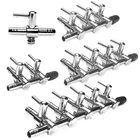 Manifold 4mm Metal Valve Air Divider Irrigation Splitter Taps Adjustable