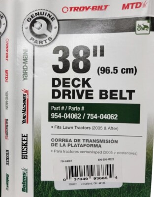 8TEN Rasenmäher-Deckriemen Für Cub Cadet & MTD – Passend Für 96,5 Cm Mähdeck
