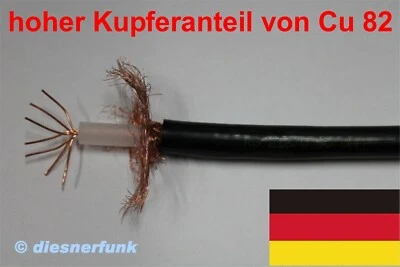 SYTRONIC ANTENNEN-KABEL 30m RG 213 U MIL-C-17 FUNKTECHNIK CB-und AMATEURFUNK Cu82 3,2€/M