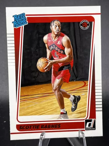 2021-22 Panini Donruss Scottie Barnes Rated Rookie #236 Toronto Raptors RC
