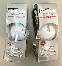 Genuine Pinnacle Titanium Extreme Distance Golf Balls 2 Packs - 6 BALLS NEW