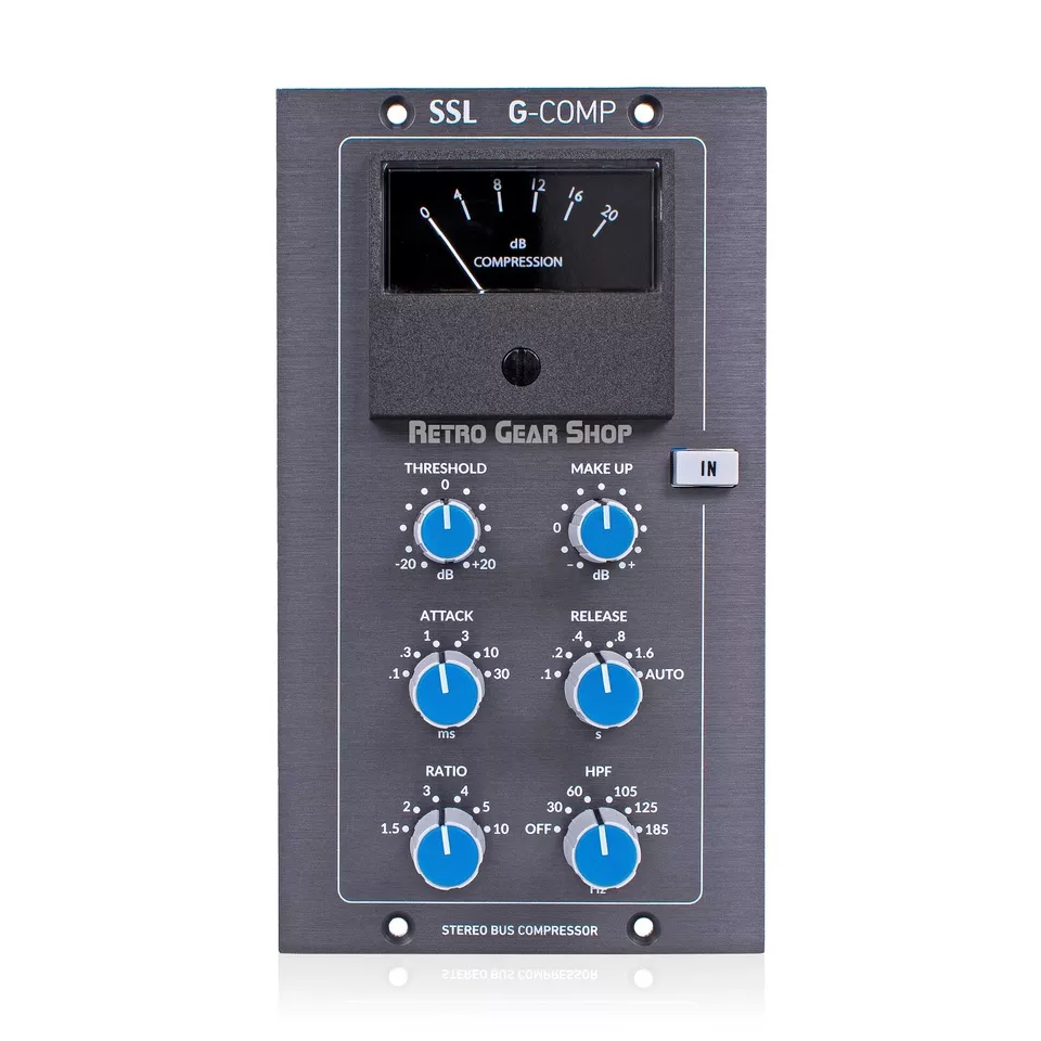 Solid State Logic SSL G Comp 500 Series Stereo Bus Compressor Used - Image 2 of 3