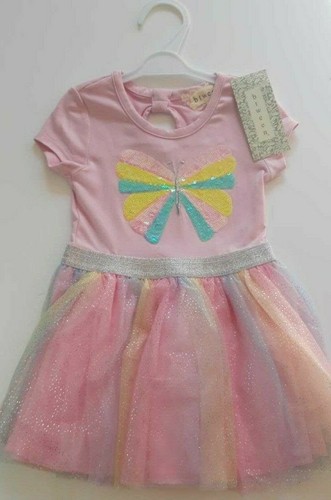 Btween Pink Toddler Girl Butterfly Tutu 