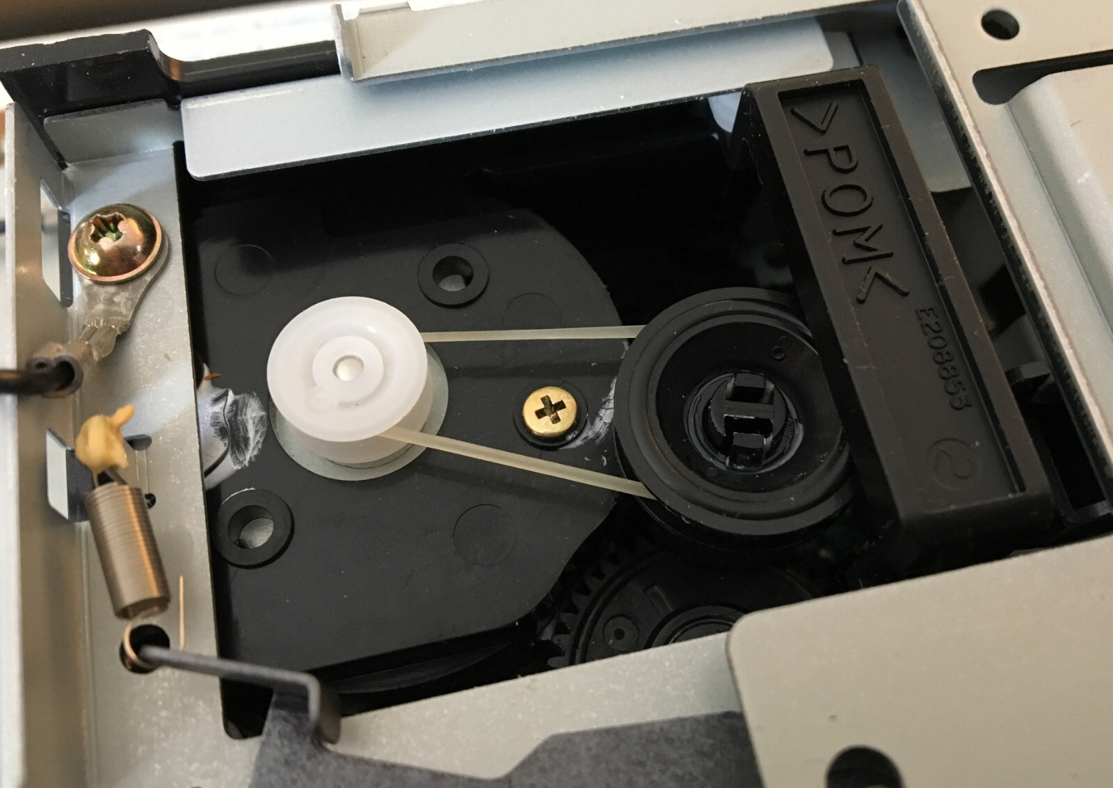 (2) Belts / Bands for JVC XU301 MiniDisc MD Drive Loading & Eject