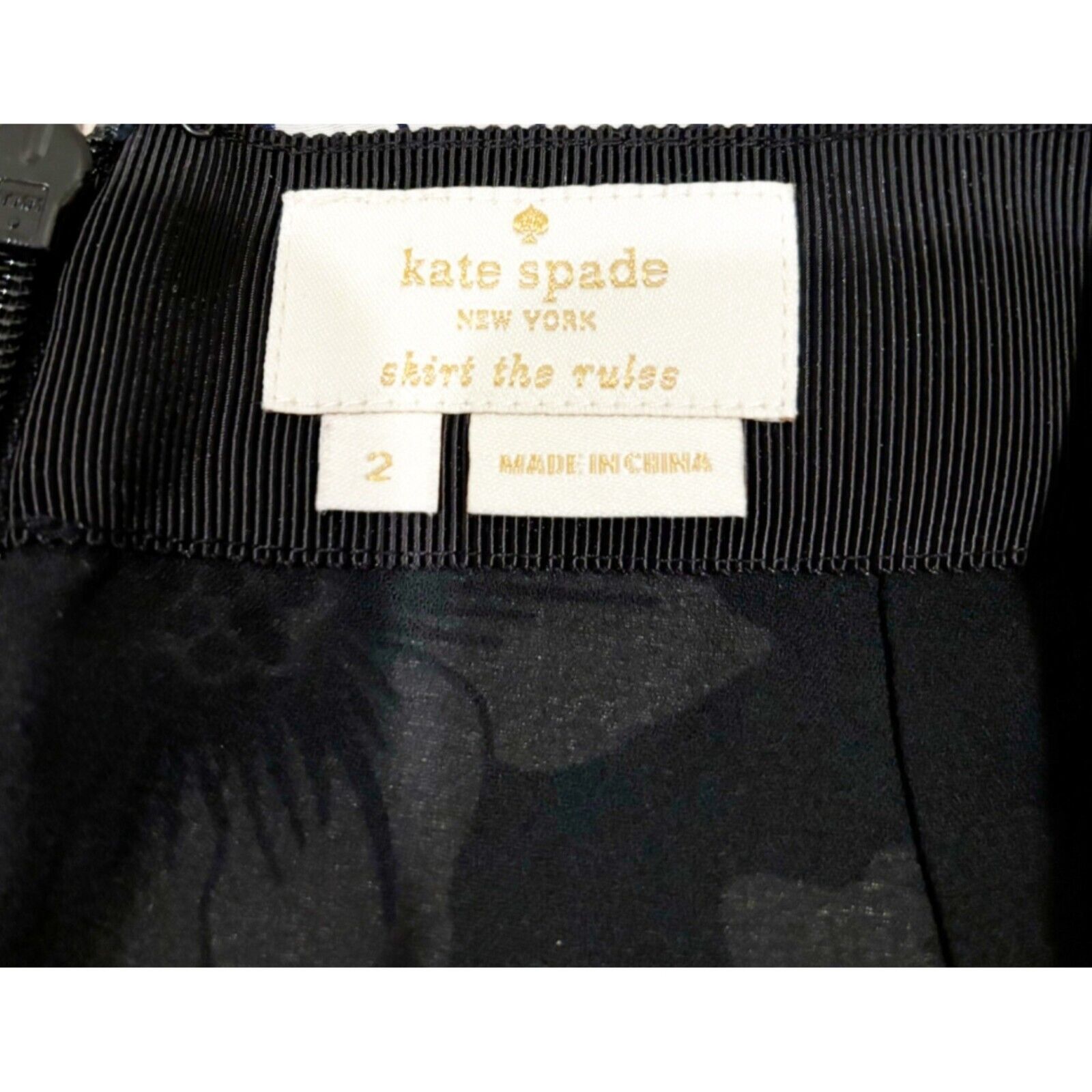 Kate Spade Silk Blend Tiered Skirt Size 2 - image 3