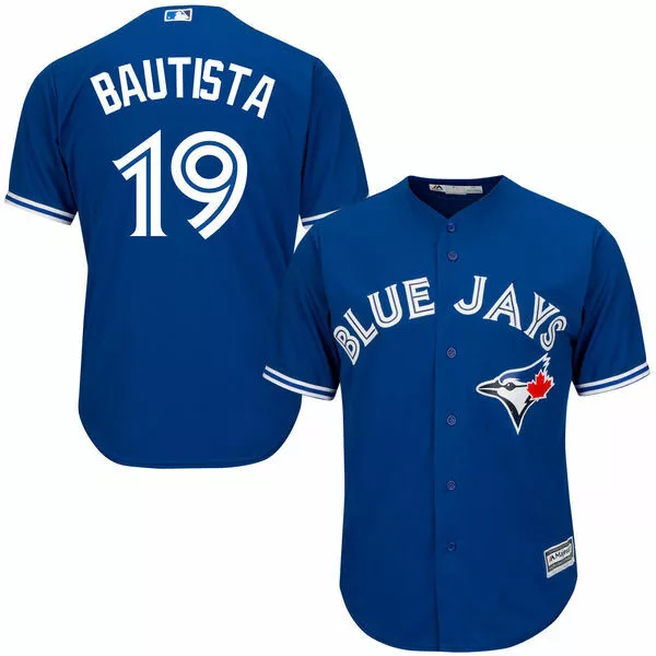 HOT Toronto Blue Jays #19 Jose Bautista Baseball-MLB Blue Jersey