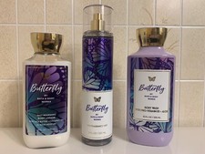 Bath and Body Works BUTTERFLY Fine Fragrance Mist,  Lotion &  Gel FREE SHIP