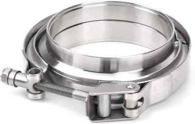 3.0'' V-Band Flange & Clamp Kit For Exhaust Pipes Stainless Steel