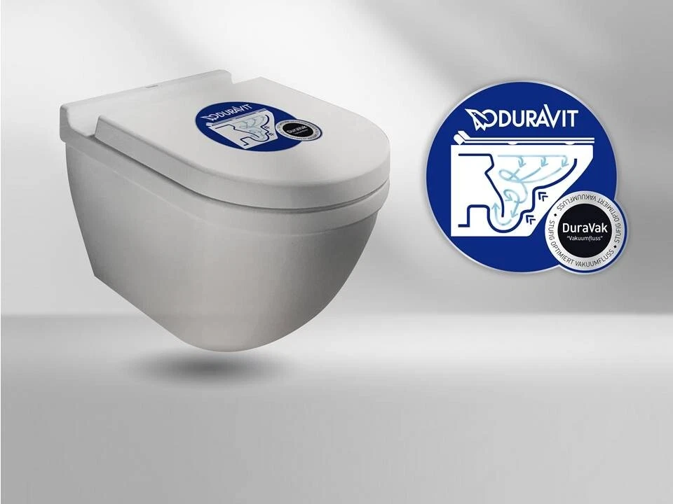 Duravit Starck 3 Rimless DuraWash Taharet Shower Toilet Combi Pack Lid - Image 2 of 4