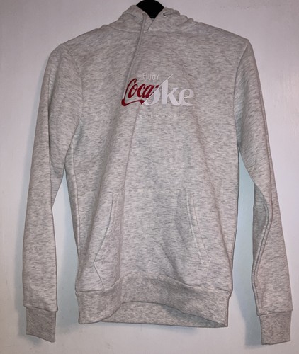 COCA COLA COKE ECRU SWEATSHIRT HOODED 