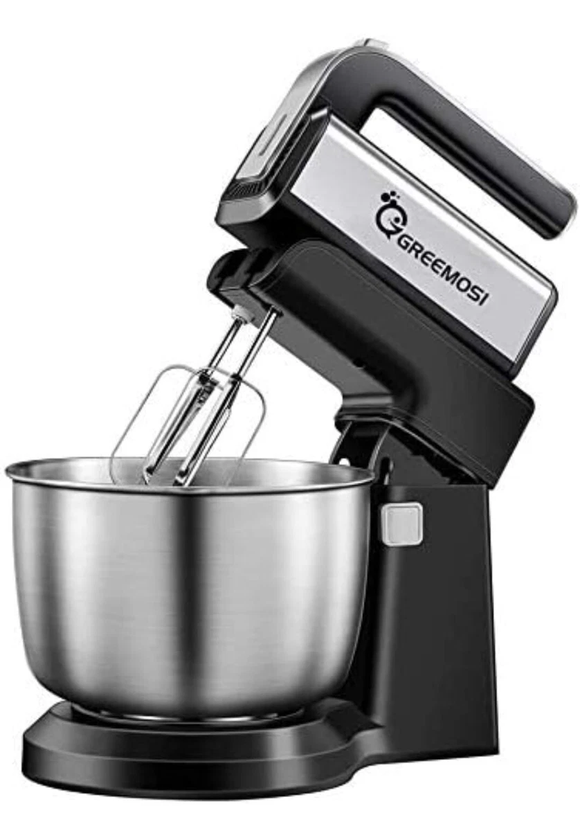 Stand Mixer 5 Speeds 2 in 1 Hand Mixer with 4 Quarts bowl Beaters