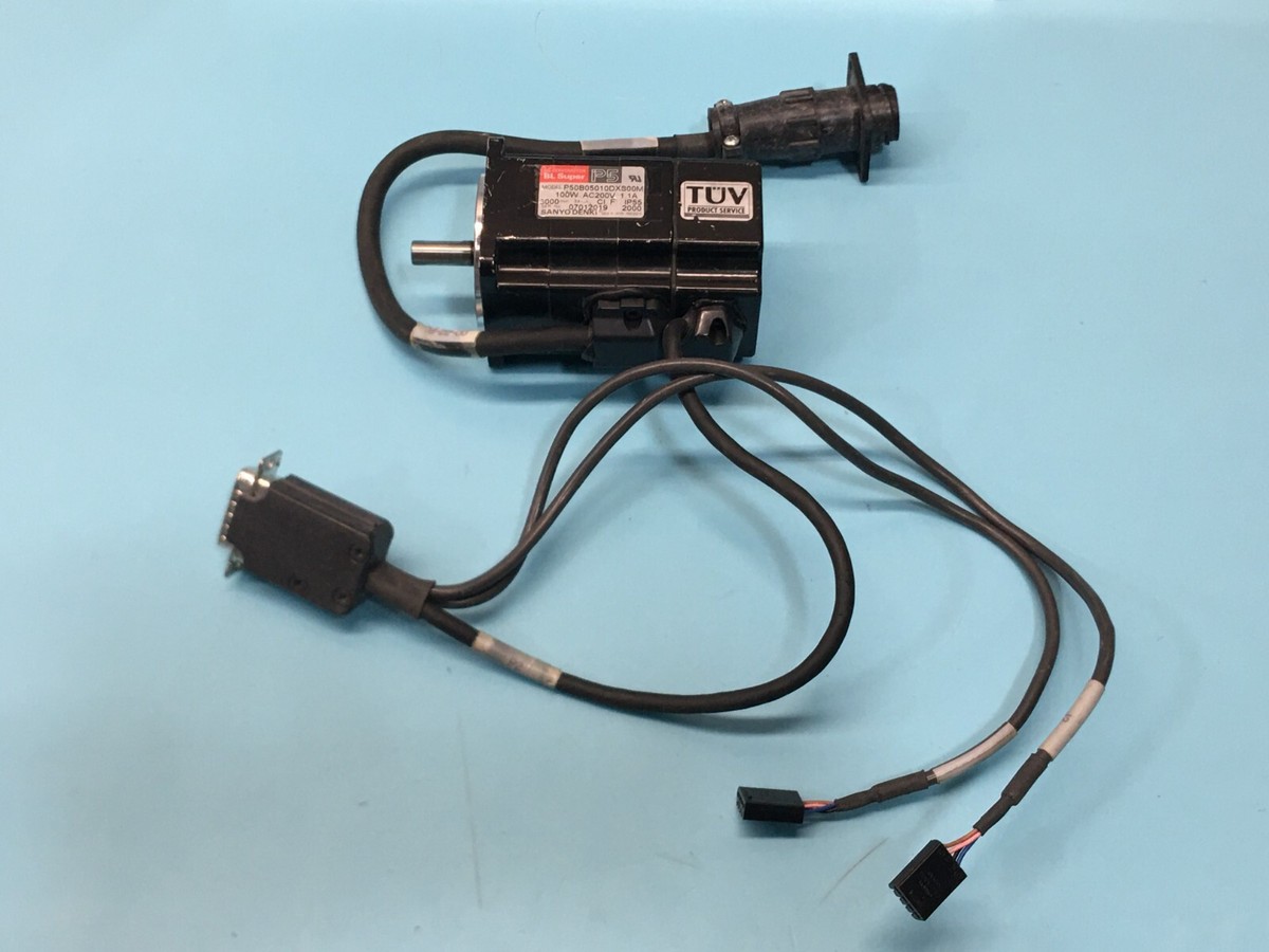 SANYO DENKI P5, BL Super TUV P50B05010DXS00M AC Servo Motor